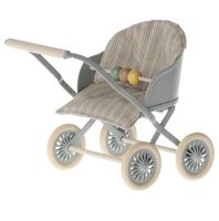 Maileg Kinderwagen blauw