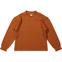 Shirt Miki Rib Waffle Leather Brown Riffle Amsterdam