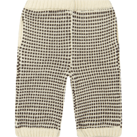 Gebreide broek Pyke Two Tone Knit Chocolate Brown
