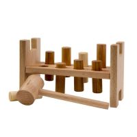 Houten naturel hamerbank Wooden Story