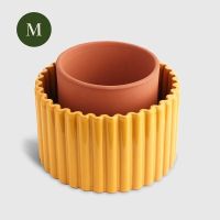 Pepin | Paula (maat M) Mosterdgeel zelfwaterende pot