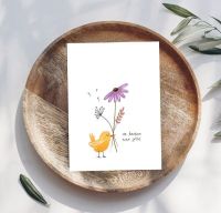 Rouwkaart We denken aan jullie vogel van Adams Arts