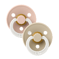 Bibs spenen Glow in the Dark Vanilla en Blush