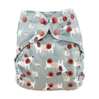 Cozy Dog Blümchen One Size overbroekje drukknoopjes