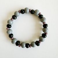 ByMelo armband grijs/paars