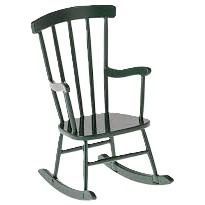 Maileg schommelstoel Dark Green