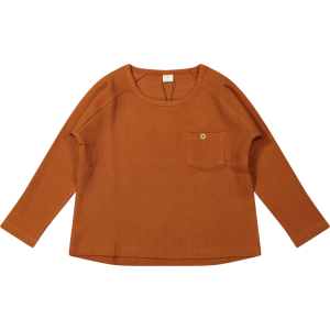 Shirt Julot Rib Waffle Leather Brown Riffle Amsterdam