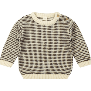 Gebreide trui Mare Two Tone knit Chocolate Brown