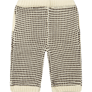 Gebreide broek Pyke Two Tone Knit Chocolate Brown