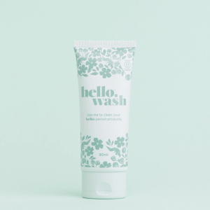 Hello Wash, schoonmaakmiddel voor je menstruatieproducten