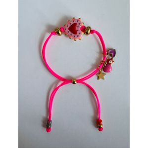 ByMelo armband Liefde Roze