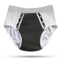 Threaded Armor Zwart met drukknoopjes sluiting Super Undies