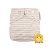 Linen Stripes AIo One Size luier Modern Cloth Nappies