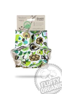 Fluffy Organic newborn luier Appels Petit Lulu