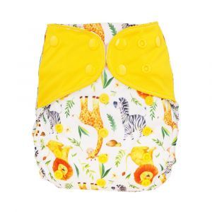 Zebra Blümchen overbroekje drukknoopjes