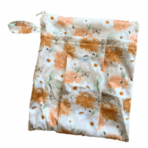 Dubbele luierzak Petal Parade van Cloth Bums