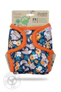 Bloemenstenen pocketluier drukknoopjes Petit Lulu