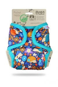 Vosjes pocketluier drukknoopjes Petit Lulu