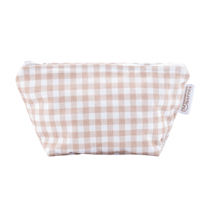 Modern Cloth Nappies kleine wetbag Taupe Gingham
