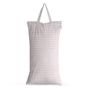 Lilac Gingham XL luierzak van Modern Cloth Nappies wetbag
