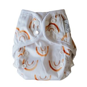 Rainbow Riot newborn overbroekje Cloth Bums