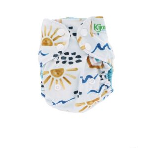 PUL Newborn Overbroekje Rainbow Tide