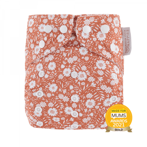 Flower Power Spice AIO One Size luier Modern Cloth Nappies