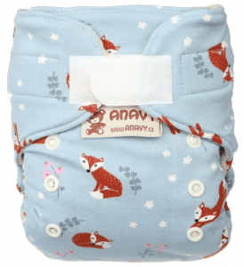Vossen Lichtblauw newborn wolbroek klittenband Anavy