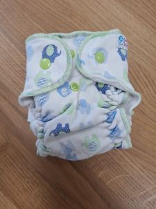 Gebruikt - Newborn Bamboeluier Olifant