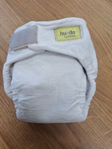 Gebruikt - Bamboeluier Wit Newborn zonder booster