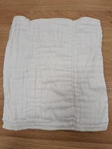 Gebruikt - Katoenen Prefolds Buttons, 1x maat 1