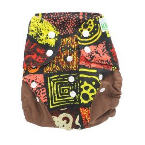 Kijani Kitenge One Size overbroekje Patchwork