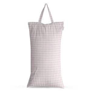 Lilac Gingham XL luierzak van Modern Cloth Nappies wetbag