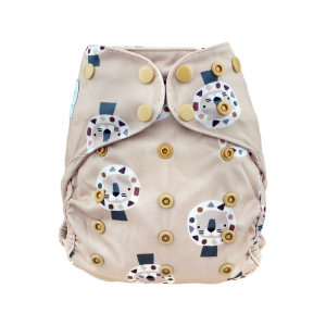 Cozy Lion Blümchen One Size overbroekje drukknoopjes