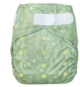 Natural Moss One Size overbroekje klittenband Blümchen