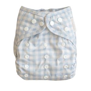 Overbroekje Blue Gingham Modern Cloth Nappies