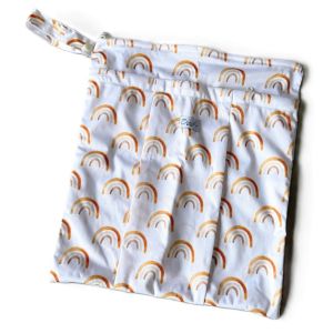 Dubbele luierzak Rainbow Riot van Cloth Bums