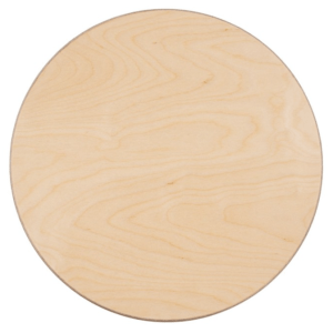 Houten rond plateau Grapat