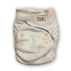 Hu-Da Bamboeluier Wit Junior 9-20 kg Klittenband