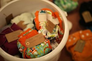 Huurpakket met newborn luiers wasbare luiers