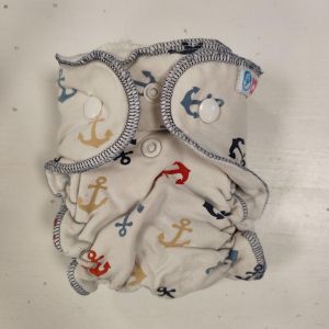 Gebruikt - Newborn Bamboeluier Ankers