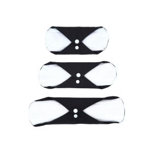 Wasbaar maandverband Little Lamb zwart