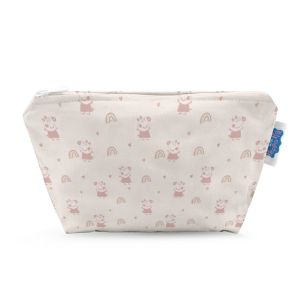 Modern Cloth Nappies kleine wetbag Peppa Pink Rainbows