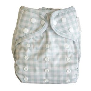 Overbroekje Sage Gingham Modern Cloth Nappies