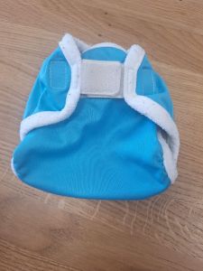 Blauw Newborn overbroekje Petit Lulu